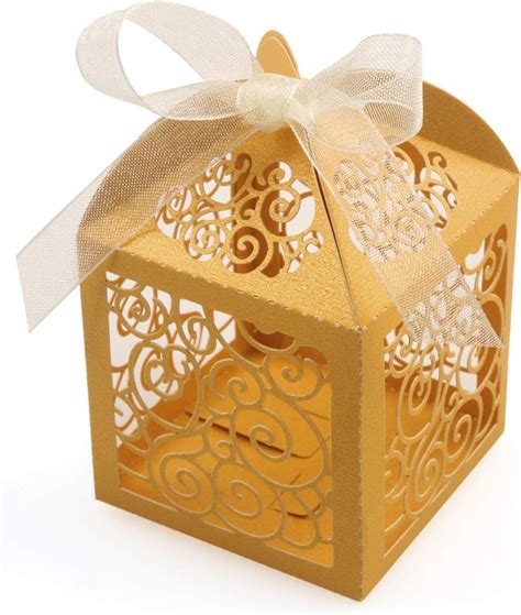 metallic birthday favor boxes|Amazon.com: ONE MORE 25.